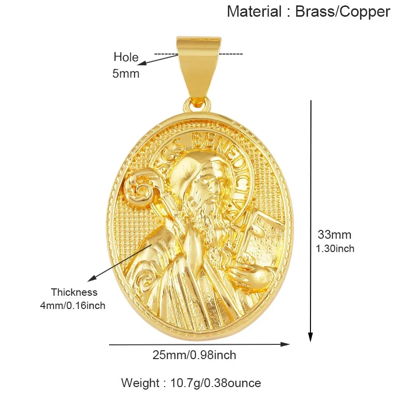 European Vintage Enamel Zircon Gold Plated Round Oval Tag Charms Pendant,DIY Handmade Necklace Jewelry DIY Making Supplies L90