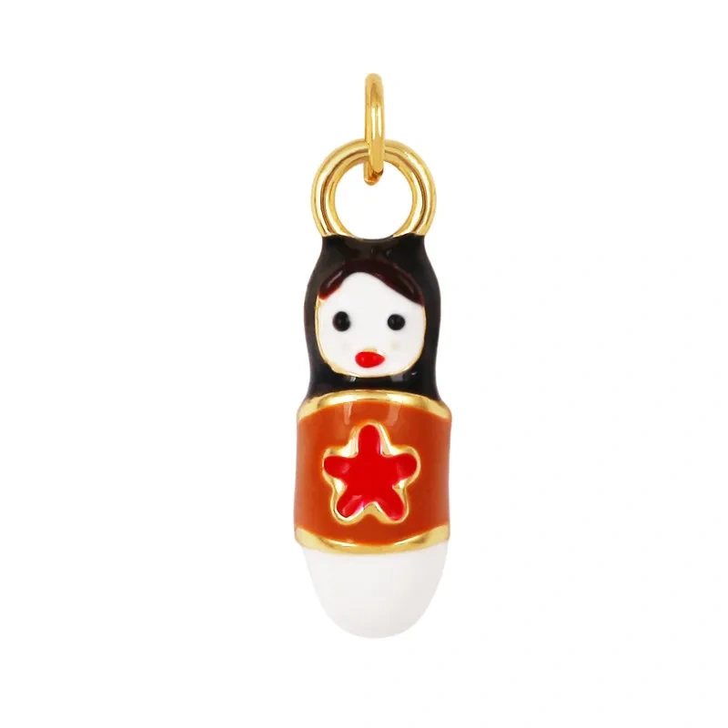 Cute Rocking Horse Matryoshka Doll Airplane Hot Air Balloon Ferris Wheel Charms Pendant,DIY Bracelet Necklace Jewelry Supply J03