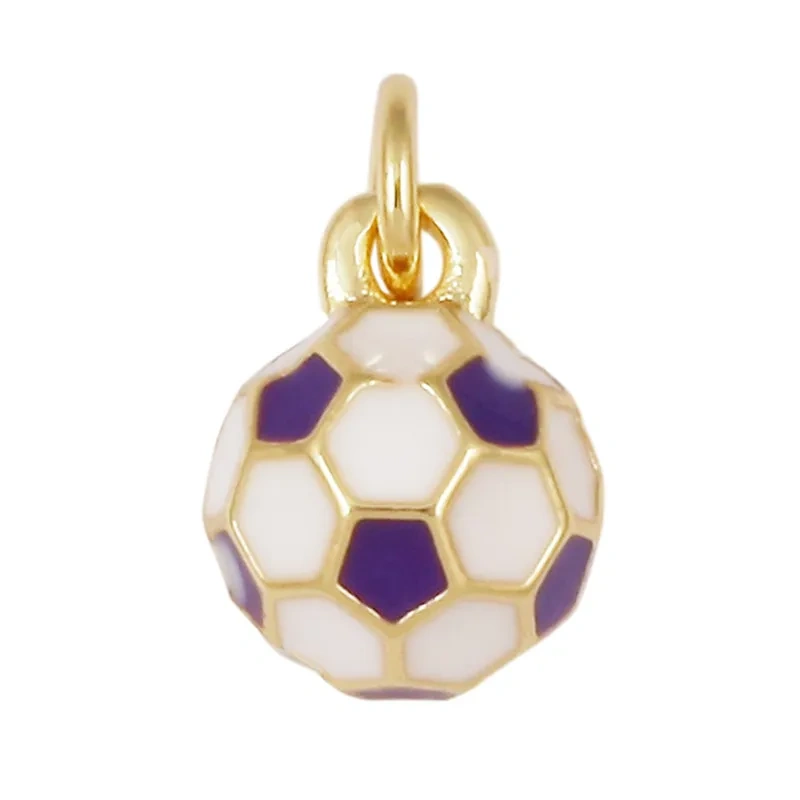 Football Baseball Rugby Boxing Glove Sports Enamel Charm Pendant,Necklace Bracelet Craft Jewelry Findings Supply R62