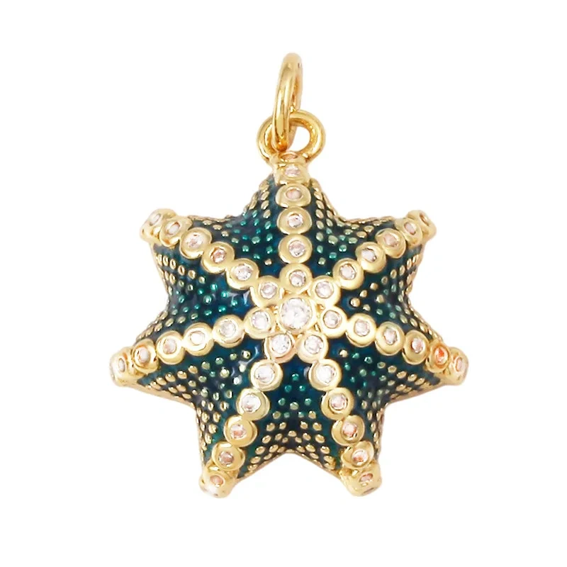 2pcs/Lot Animal Frog Snake Crocodile Crab Fish Starfish Conch Charms Pendants,Jewelry Making Findings for Necklace Bracelet J13