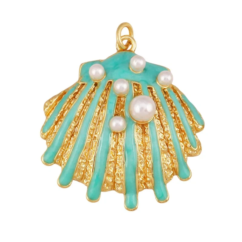 Lobster Conch Fish Bone Starfish Shell Fish Marine Animal Charms Pendants,Jewelry Making DIY Bracelet Necklace Accessories S62