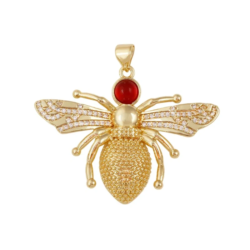 Cute Animal Colorful Swan Butterfly Dragonfly Flamingo Hen Ladybug Bee Enamel Charm Pendant,Necklace Bracelet Jewelry Supply K01