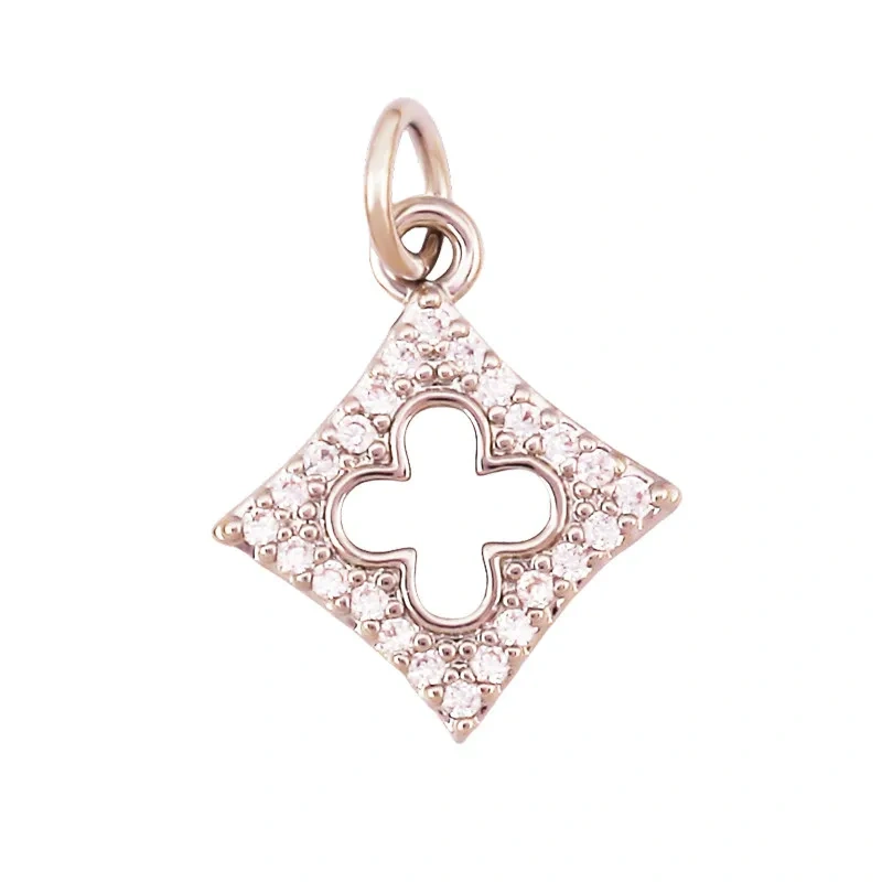Flower Sunflower Four Leaf Clover Rose Flower Pendant Charms,DIY Jewelry Making Accessories For Necklace Bracelet Earrings R32