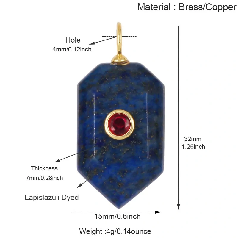 Round Geometric Lapis Turquoise Agate Jade Charm Pendant,Semi Precious Stone Necklace Bracelet for Handmade Jewelry Supplies J24