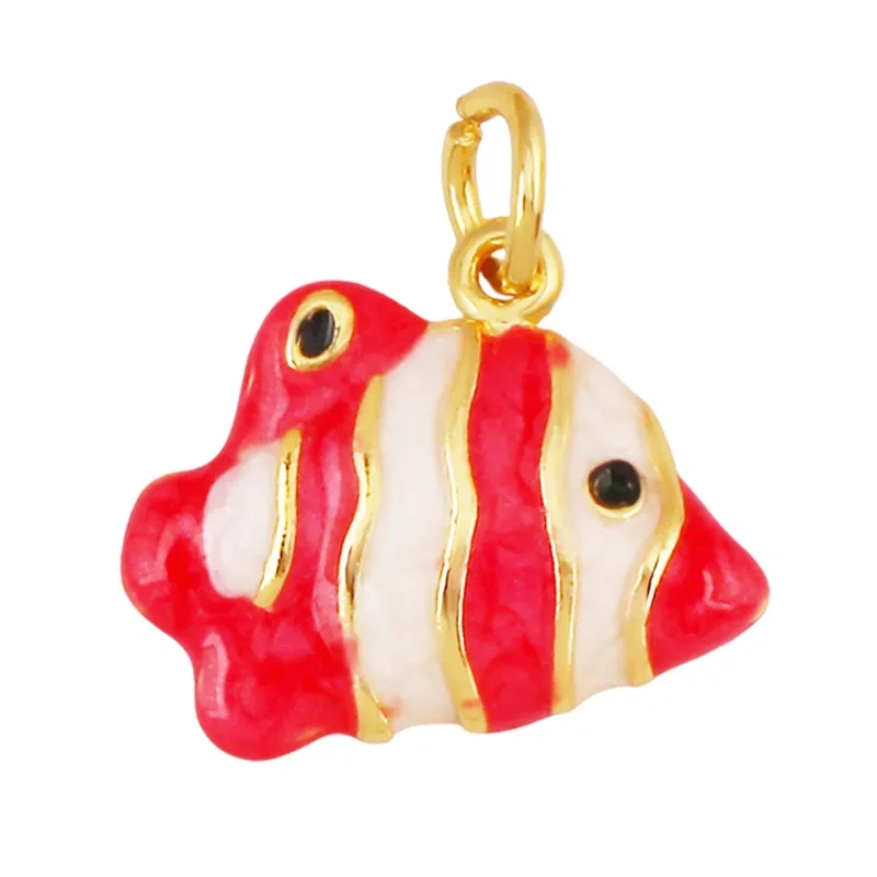 2pcs/Lot Ocean Animal Shell Starfish Crab Enamel Charms Necklace Bracelet Making,Sea Life Pendant Beach Summer Jewelry Craft J19