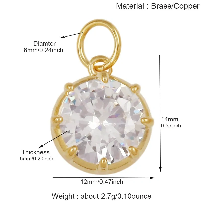 Multicolor Water Drop Oval Square Heart Shape Charm Pendant,DIY Jewelry Accessories Clavicle Chain Necklace Supply L91