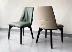 vinyl upholstered dining chair