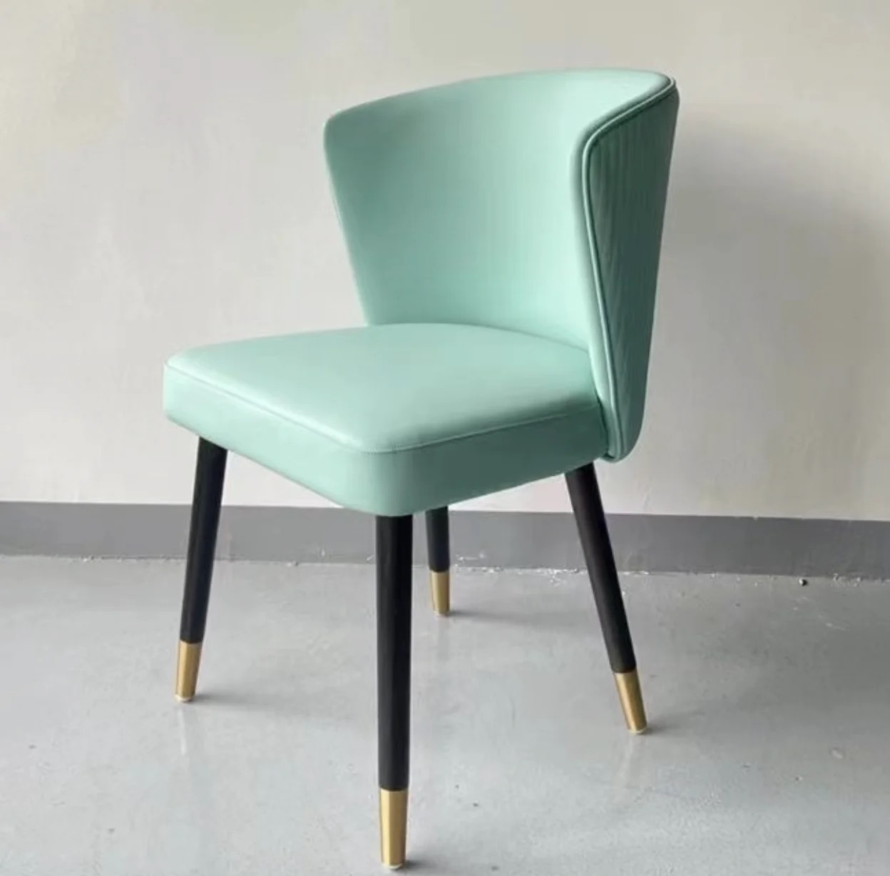 high back leather restaurant chair
