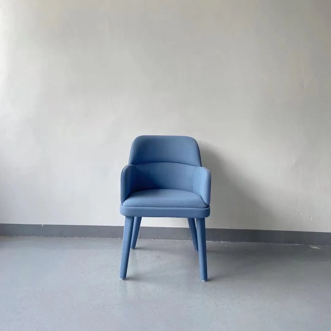 full fabric upholstered armrest chair