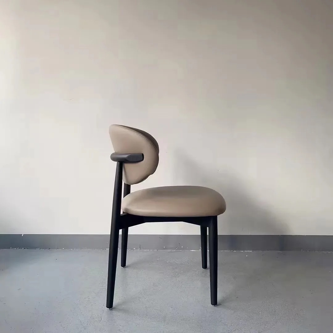 solid ash wood dining chair