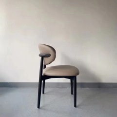 solid ash wood dining chair