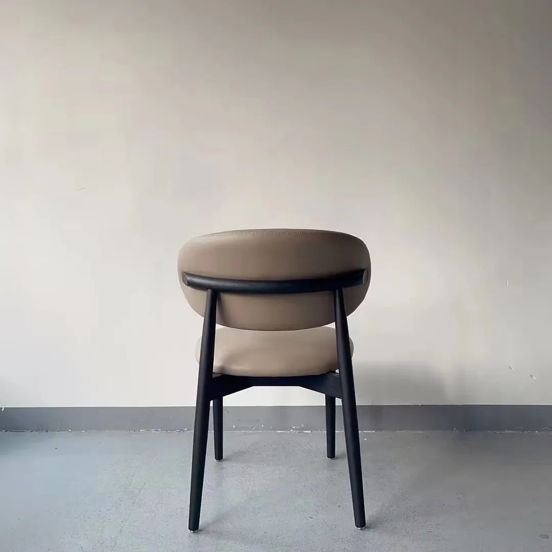 solid ash wood dining chair