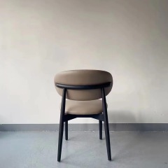 solid ash wood dining chair