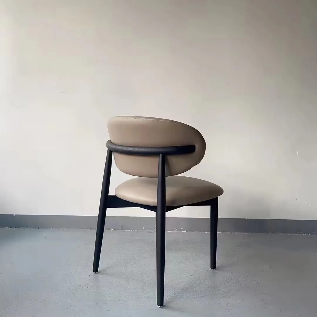 solid ash wood dining chair