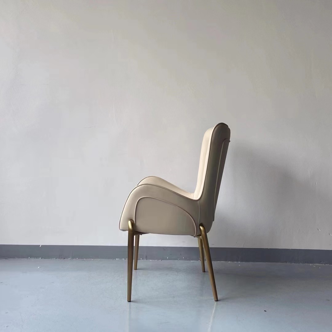 high back tufted dining chair