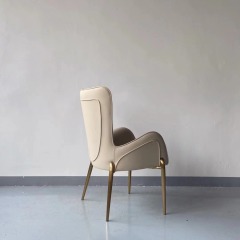high back tufted dining chair