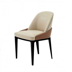 vinyl upholstered wooden restaurant chair