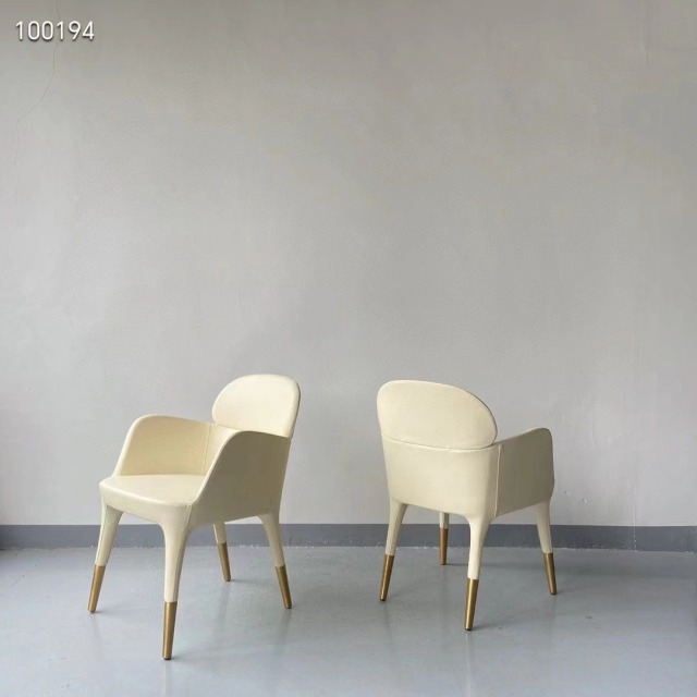 vinyl high back armchair