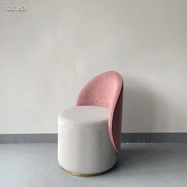 velvet upholstered penguin chair