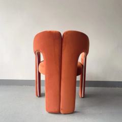 velvet armrest single chair
