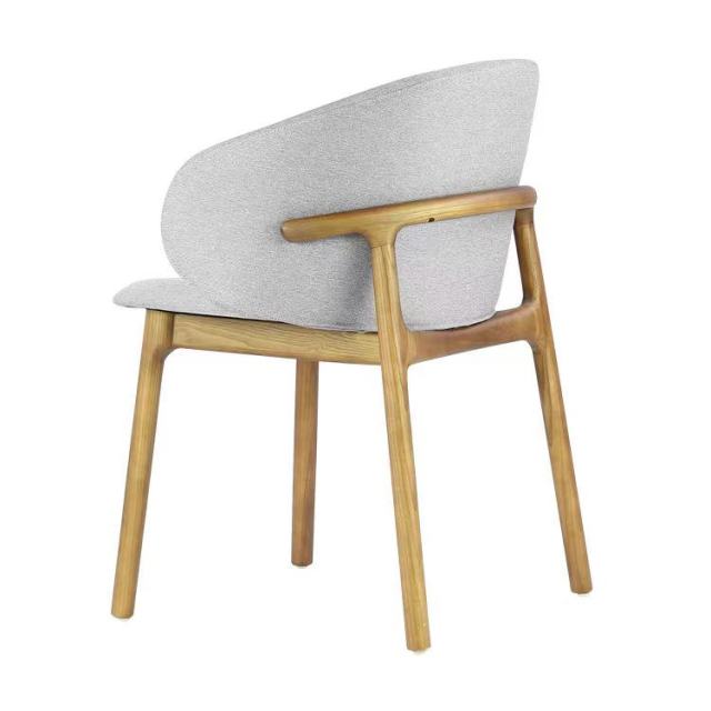 natural ash wood dining chair