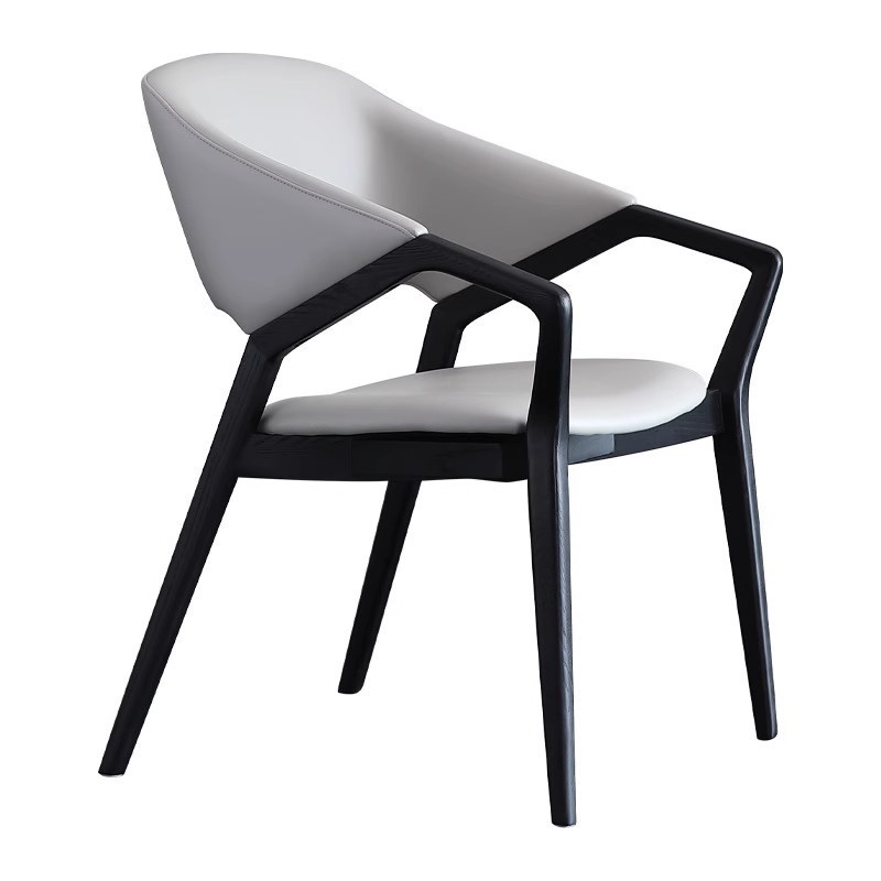 large size solid wooden arm chair
