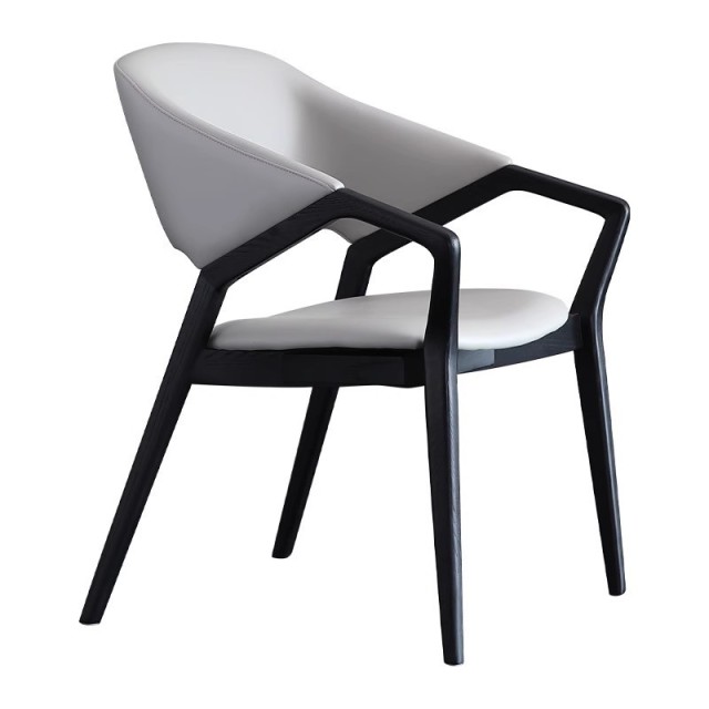 large size solid wooden arm chair