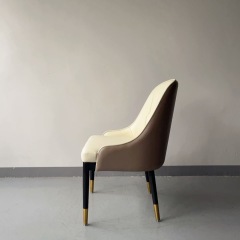 vinyl upholstered restaurant dining chair