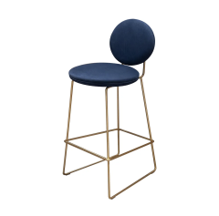 stainless steel high back stool