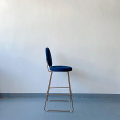stainless steel high back stool
