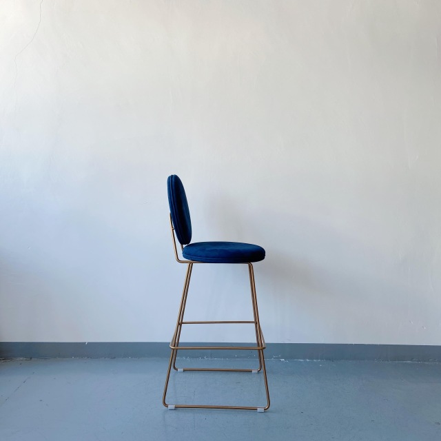 stainless steel high back stool