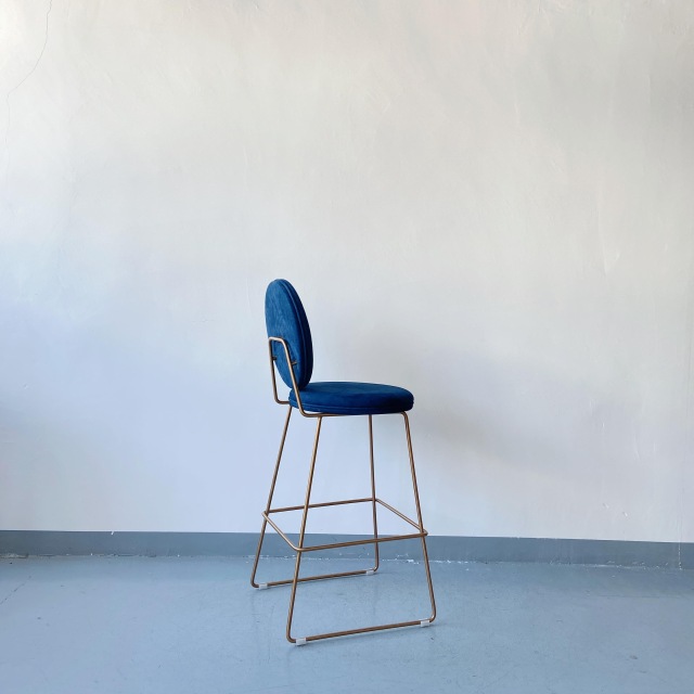 stainless steel high back stool