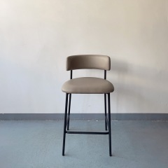 metal frame vinyl high chair