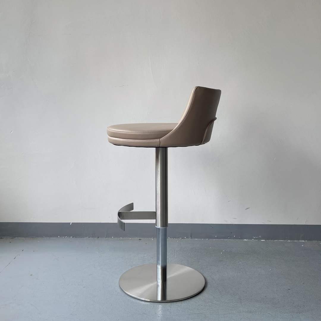 swivel vinyl high bar stool