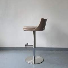 swivel vinyl high bar stool