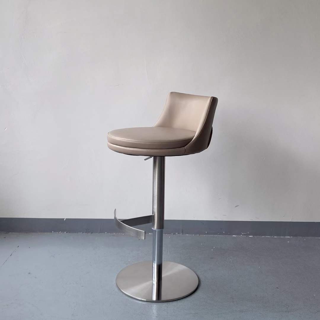 swivel vinyl high bar stool