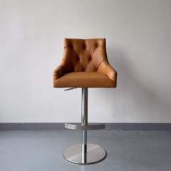 swivel vinyl high bar chair