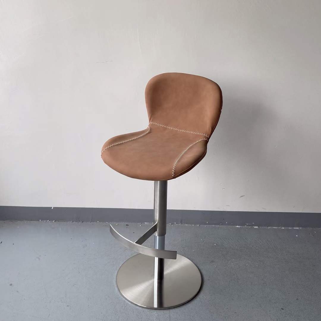 swivel olive ball sewing high bar stool