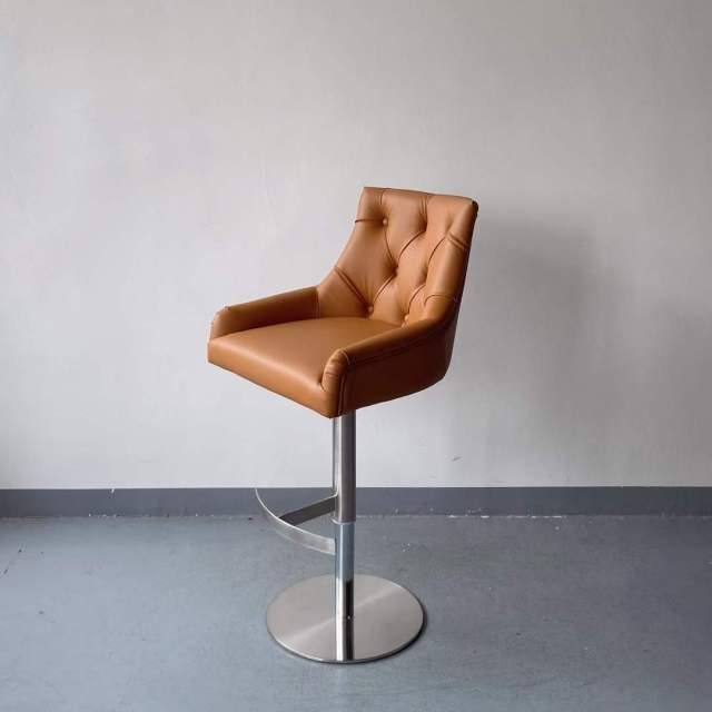 swivel vinyl high bar chair