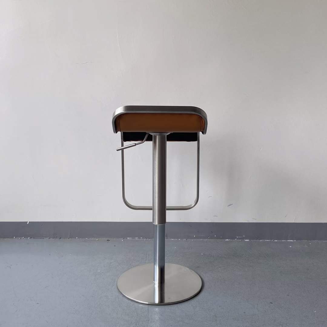 S shape lift gas base high bar stools