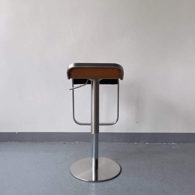 S shape lift gas base high bar stools