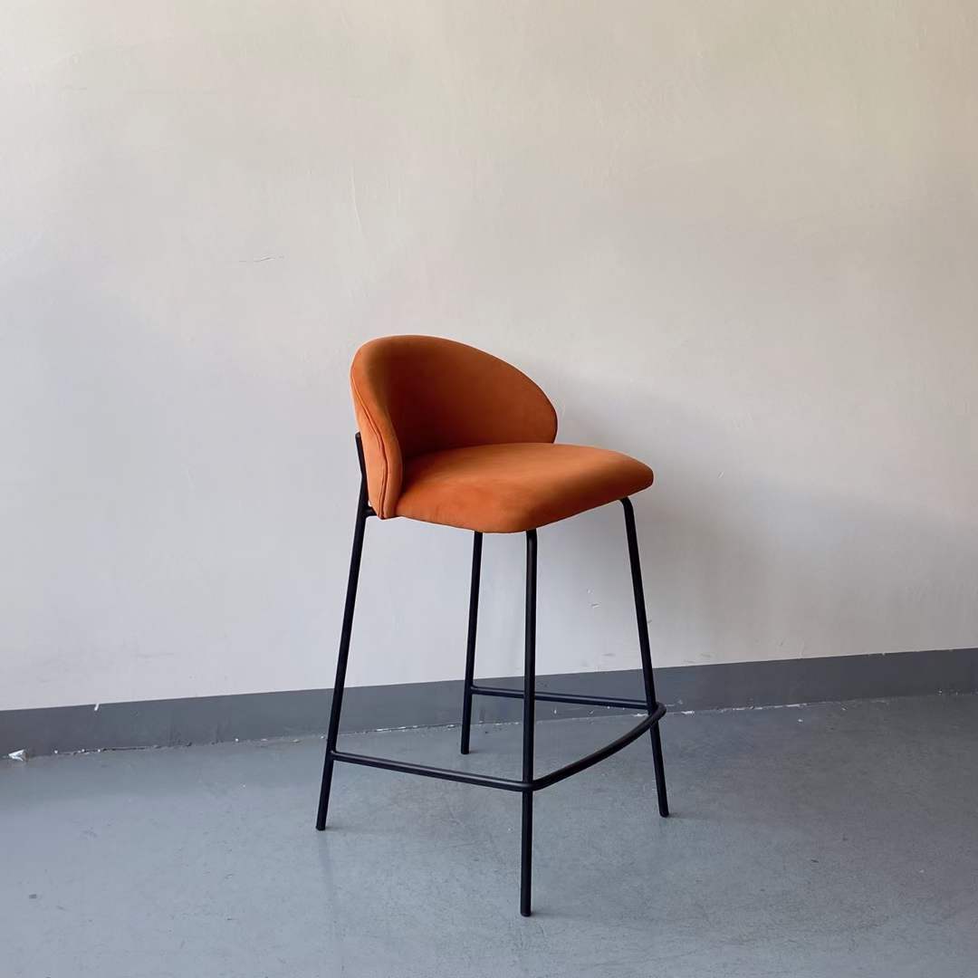 low back high bar stool