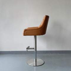 swivel vinyl high bar chair