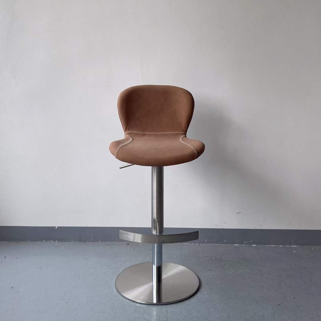 swivel olive ball sewing high bar stool