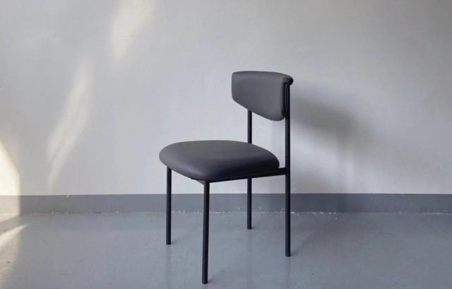 white velvet metal dining chair