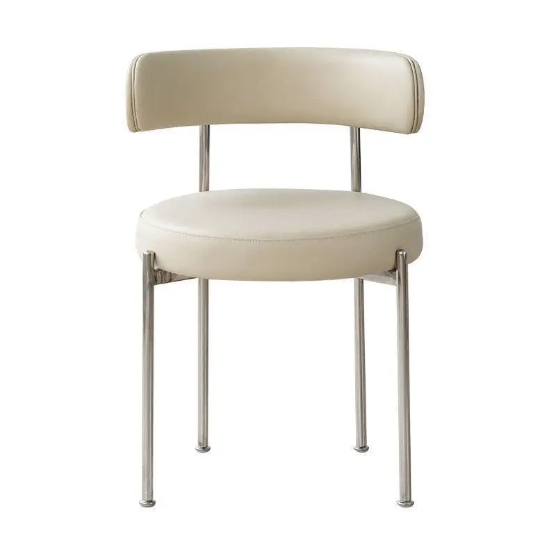 stainless steel frame hotel dining chair