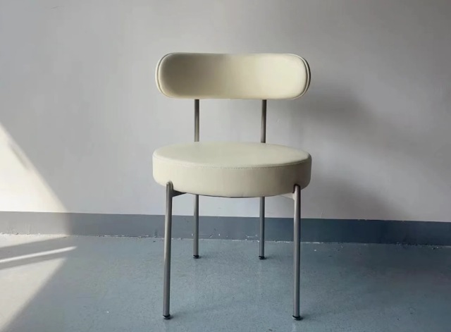 stainless steel frame hotel dining chair
