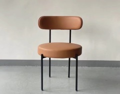 metal frame vinyl hotel dining chair