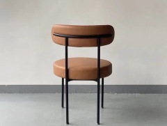 metal frame vinyl hotel dining chair
