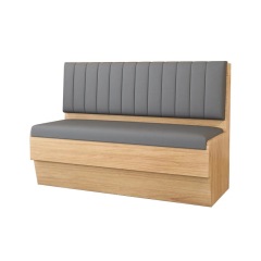 double sided restaurant booth seating